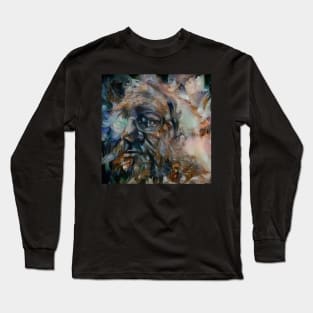 Ghostly face of man Long Sleeve T-Shirt